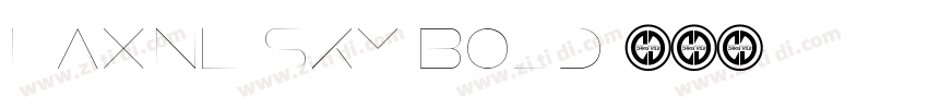 Faxine Sky Bold字体转换